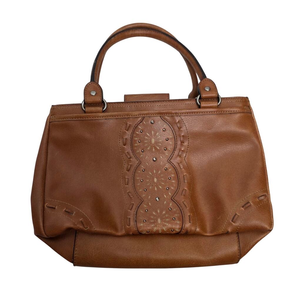 RARE FIND- Vintage Relic Mandala Patterned Western Style Brown Shoulder Bag EUC